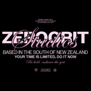 Zerogrit Studios Pink - AS Colour Womens Heavy Tee Design