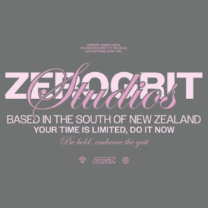 Zerogrit Studios Pink - AS Colour Womens Relax Hood Design