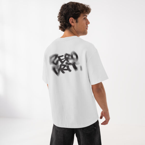 Motion Sickness White - AS Colour Mens Heavy Faded Tee Thumbnail